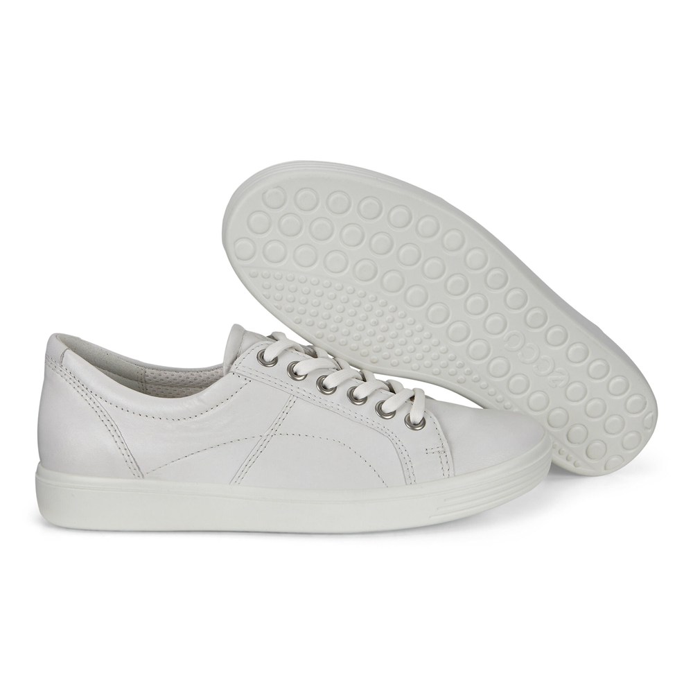 Womens Sneakers - ECCO Soft Classic - White - 8139ZIUSB
